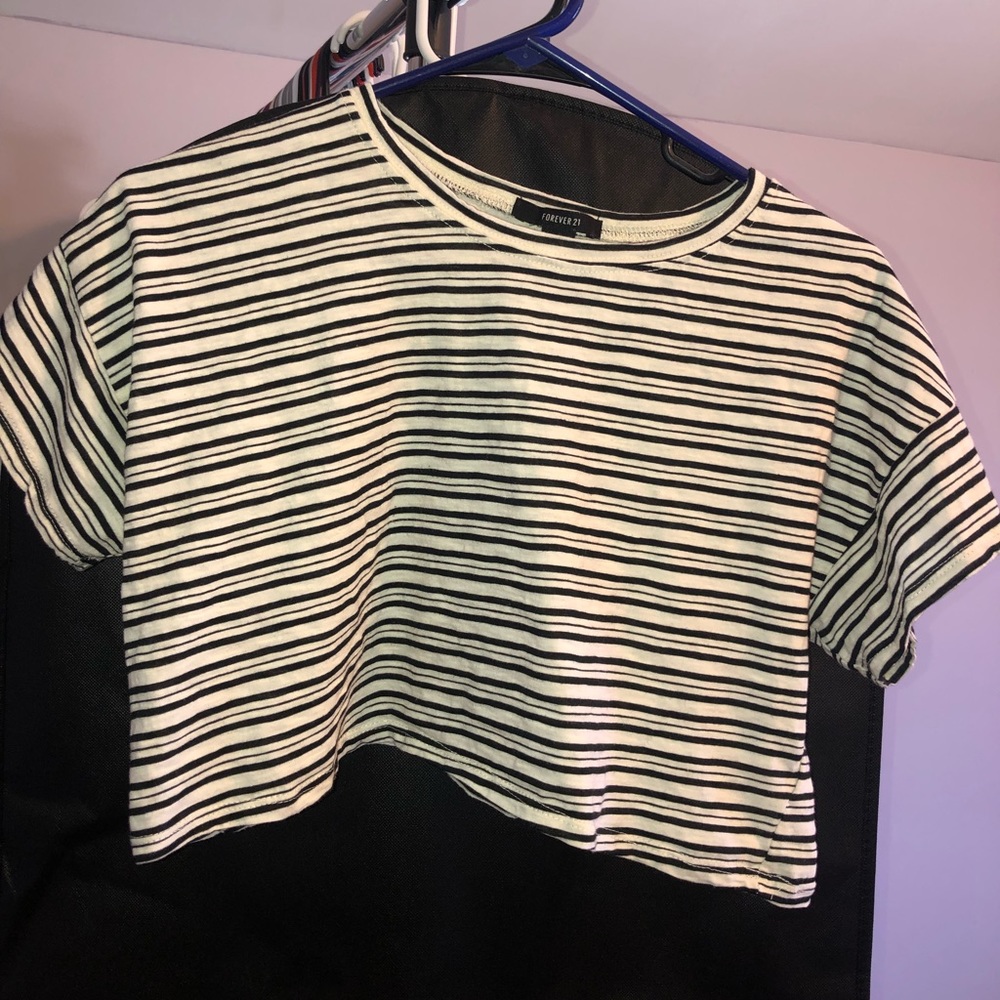 Striped Crop Top